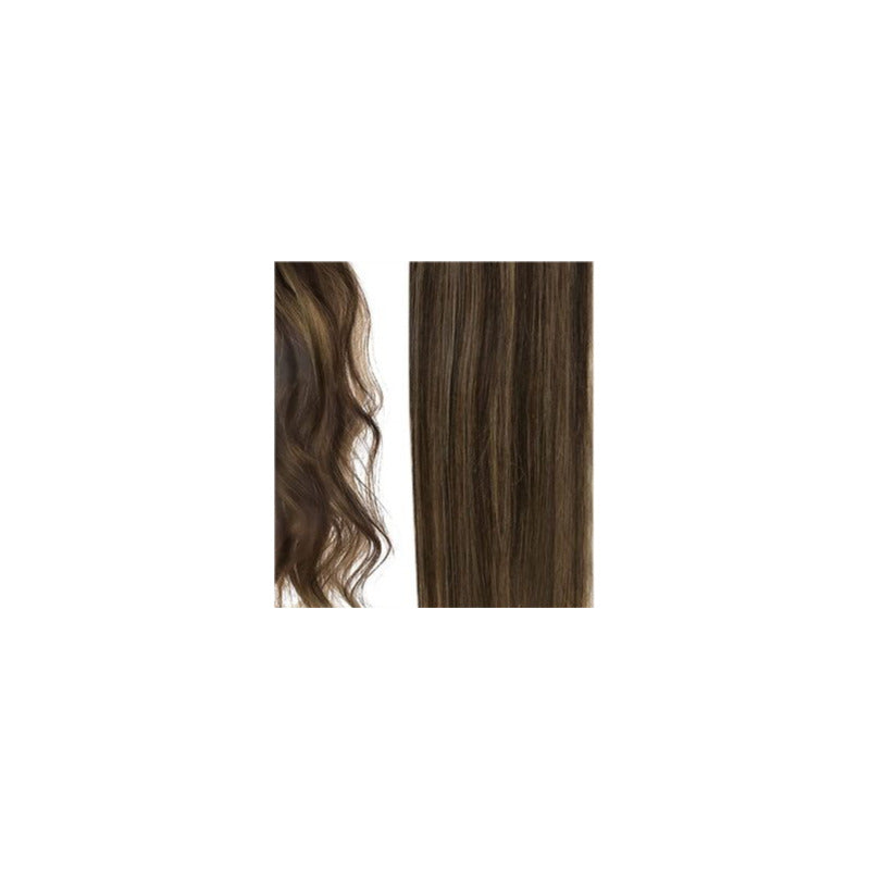 Lace Clip Cortinas De 60cm, Cabello Natural 100% Humano...