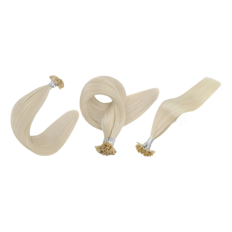 Fusión Cabello Natural 100% Humano, 25 U-tip De Queratina