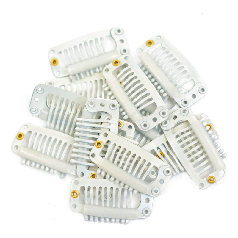 20 Clips Para Extensión De Cabello Micropinzas