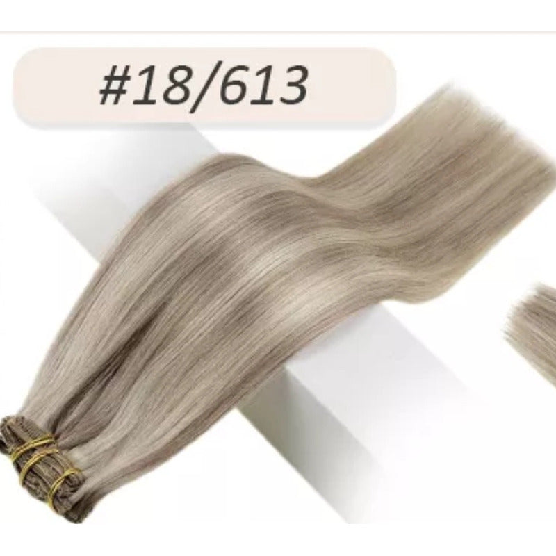 Lace Clip Cortinas De 60cm, Cabello Natural 100% Humano...