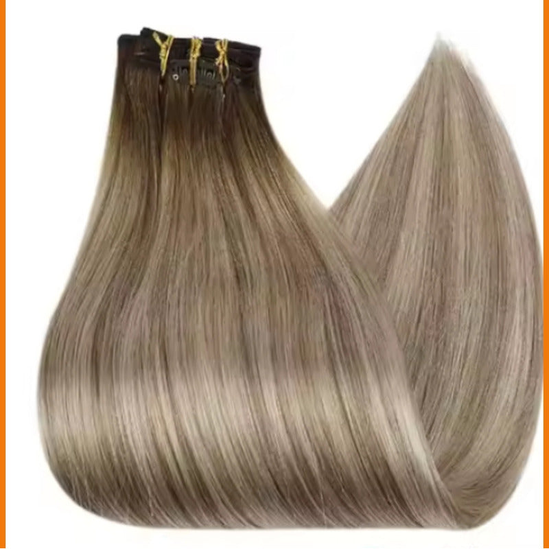 Lace Clip Cortinas De 60cm, Cabello Natural 100% Humano...