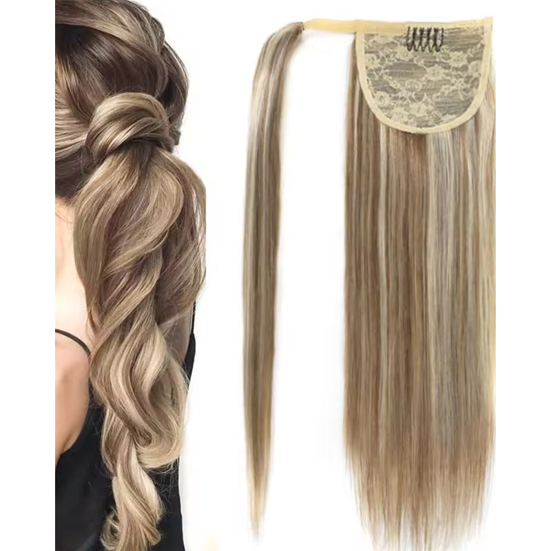 Extension Cabello Natural 100% Humano Cola De Caballo 51cm