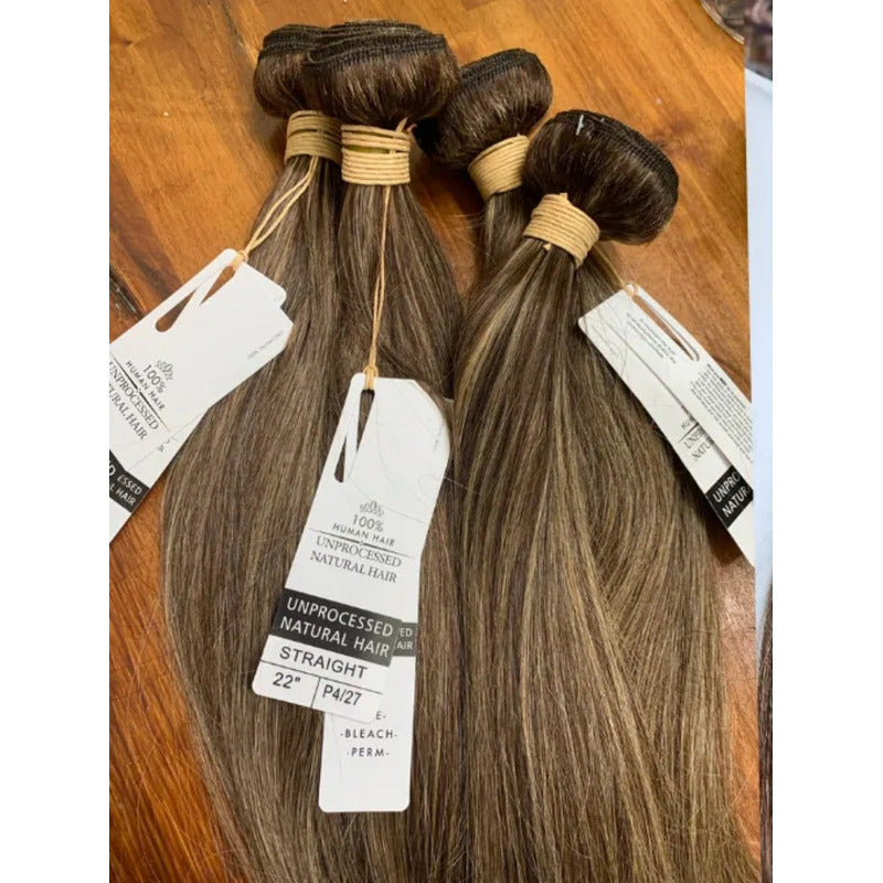 Extensión De Cabello Natural 100% Humano 24 Pulgadas 60cm