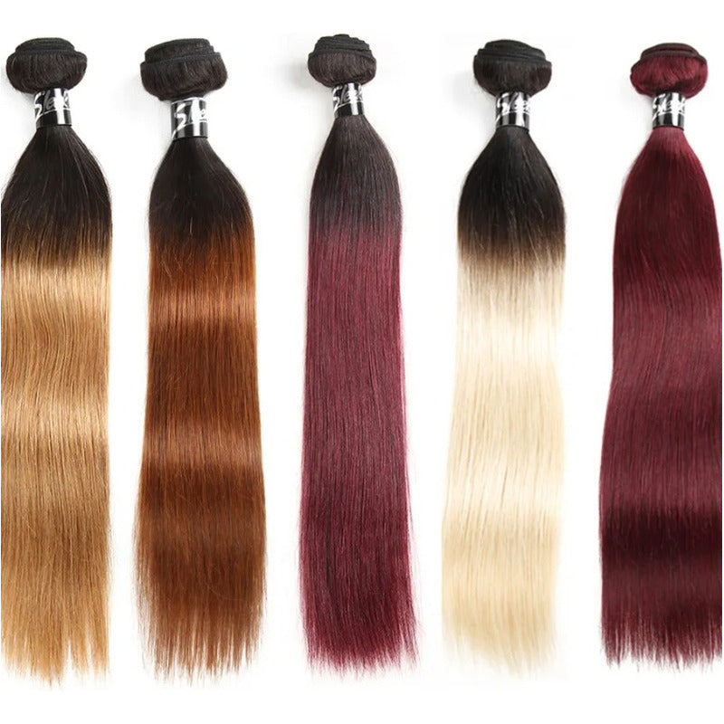 Cabello Natural Extensión 100% Humano 100 Gramos 66cm Lisa