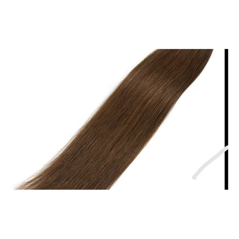 Cabello Natural 100% Humano 50cm Cintas Adhesivas, 10uds.