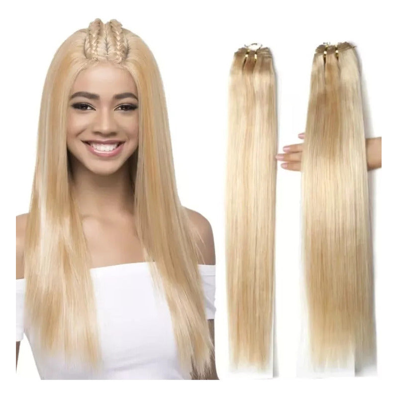 Extensión De Cabello Natural 100% Humano 24 Pulgadas 60cm