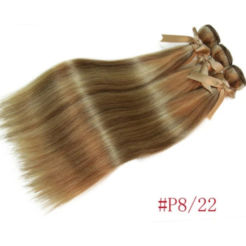 Extensión, Cabello Natural 100% Humano 100 Gramos 41cm Liso.