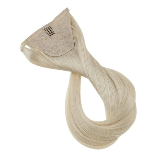 Extension Cabello Natural 100% Humano Cola De Caballo 61 Cm
