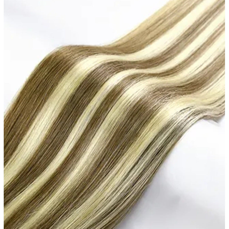 Cintas Adhesivas, Cabello 100% Humano Tape Hair 10uds. 40cm