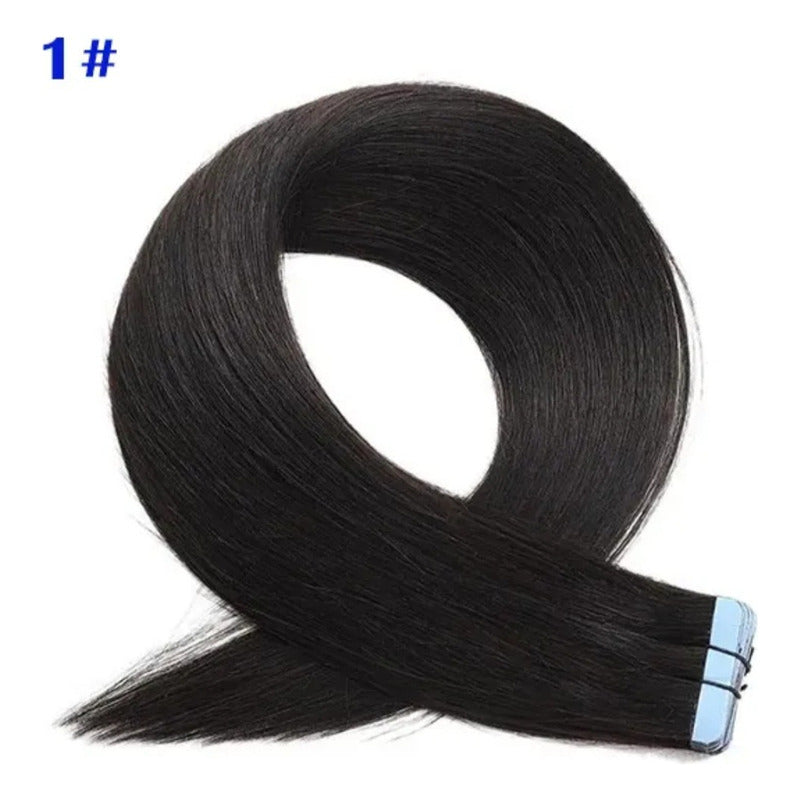Cintas Adhesivas, Cabello 100% Humano Tape Hair 10uds. 40cm