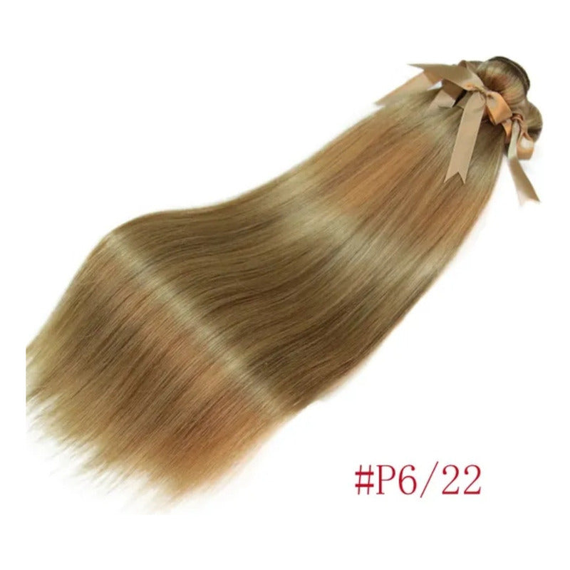 Extensión, Cabello Natural 100% Humano 100 Gramos 46cm Liso.