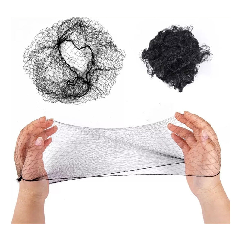 Redecilla Malla Tejida Redes Para El Cabello 60uds 24