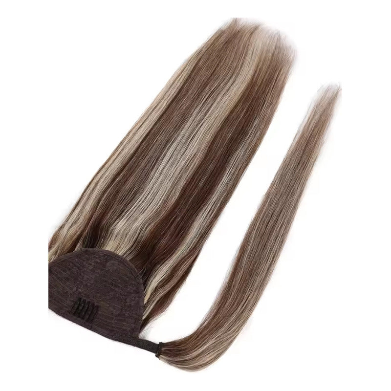 Extension Cabello Natural 100% Humano Cola De Caballo 51cm