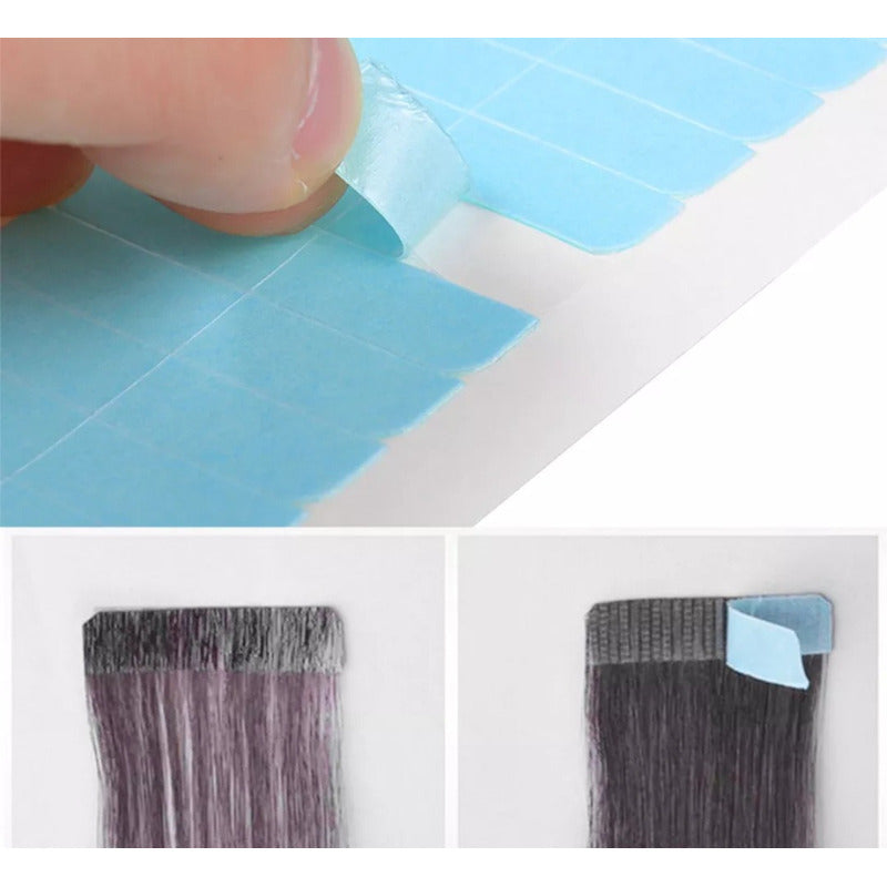 Cintas Adhesivas, Cabello 100% Humano Tape Hair 10uds. 40cm